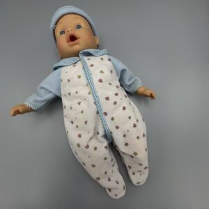 1999 Cititoy BS219 China TC9 Baby Doll Soft Body Vinyl Head Arms Legs Blue Eyes